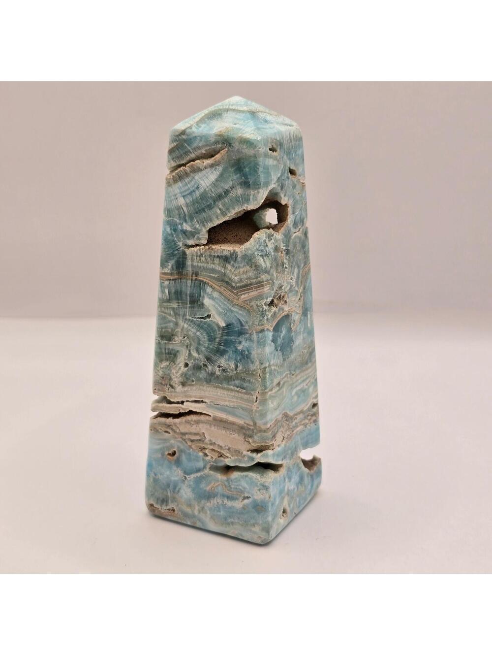 564. Blue Aragonite Tower